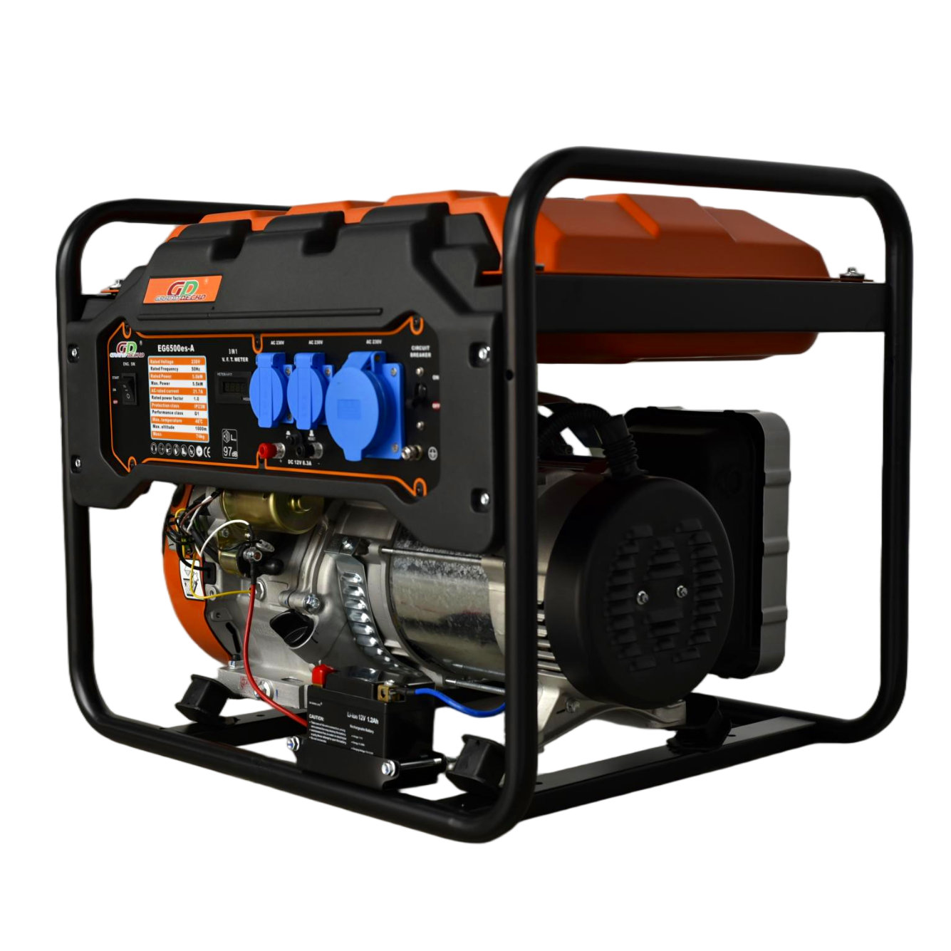 Outdoor Power Generator - EG6500es-A Przenośny generator prądu 220V, cichy,