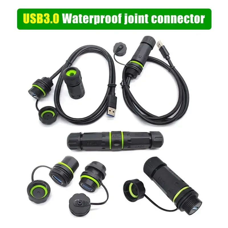 Outdoor Power Outlet Waterproof - IP68 USB 3.0 Typ panelu Gniazdo