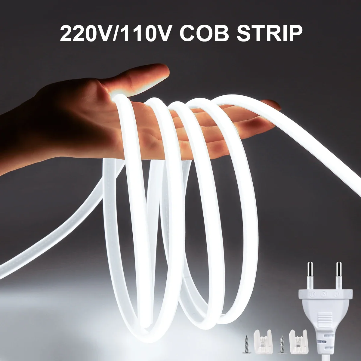 Outdoor Power Vac - Taśma LED COB 1M-35M 220V 110V