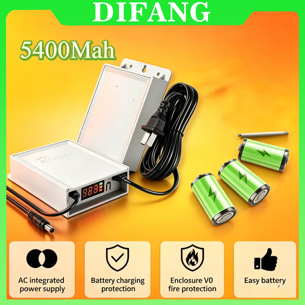 Ups Power Supply Outdoor - Zasilacz UPS DIFANG 5400mAh z ekranem