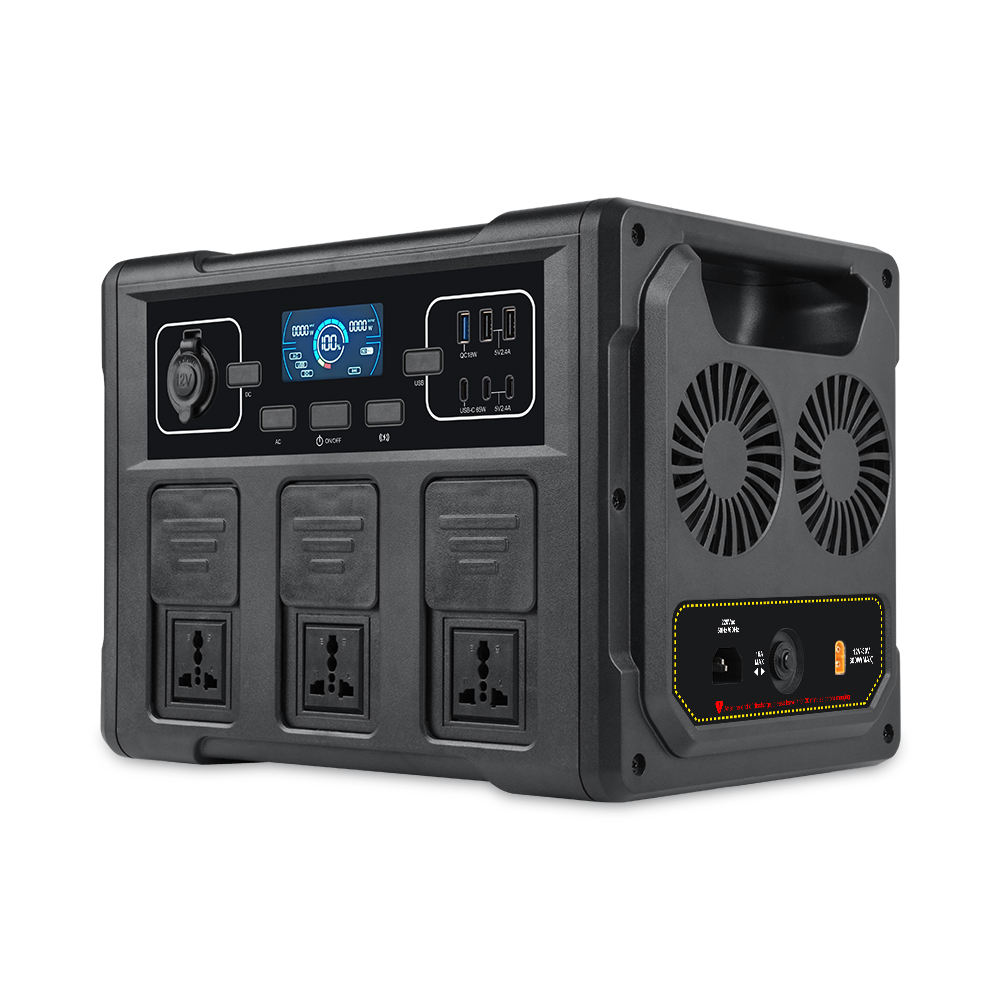 Outdoor Power Generator - Przenośny generator solarny 1200W, bateria LiFePO4,