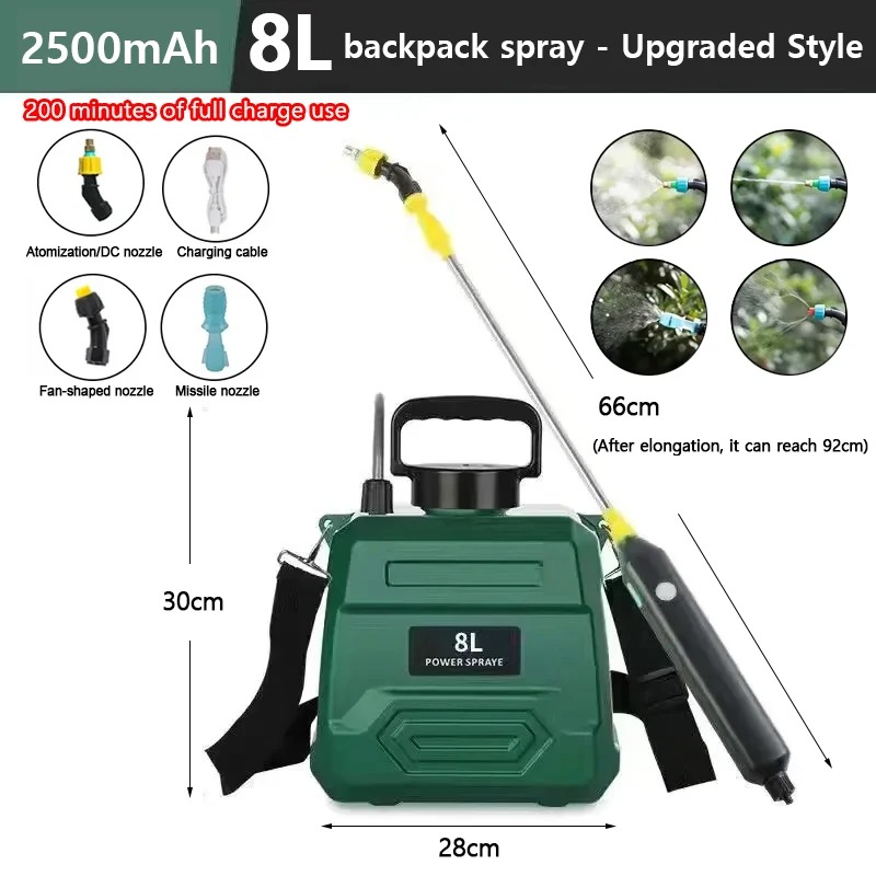 Electric Sprayer Backpack - Wysokociśnieniowy opryskiwacz rolniczy z baterią litową,