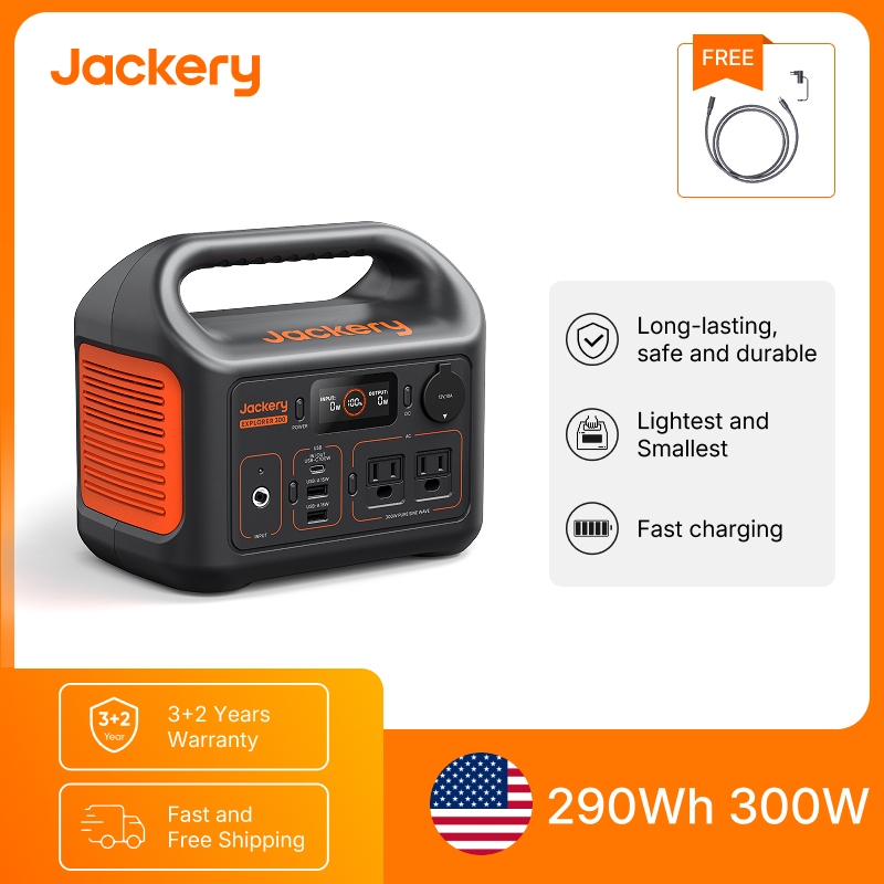 Outdoor Power Generator - Przenośna stacja zasilania Jackery Explorer 300New
