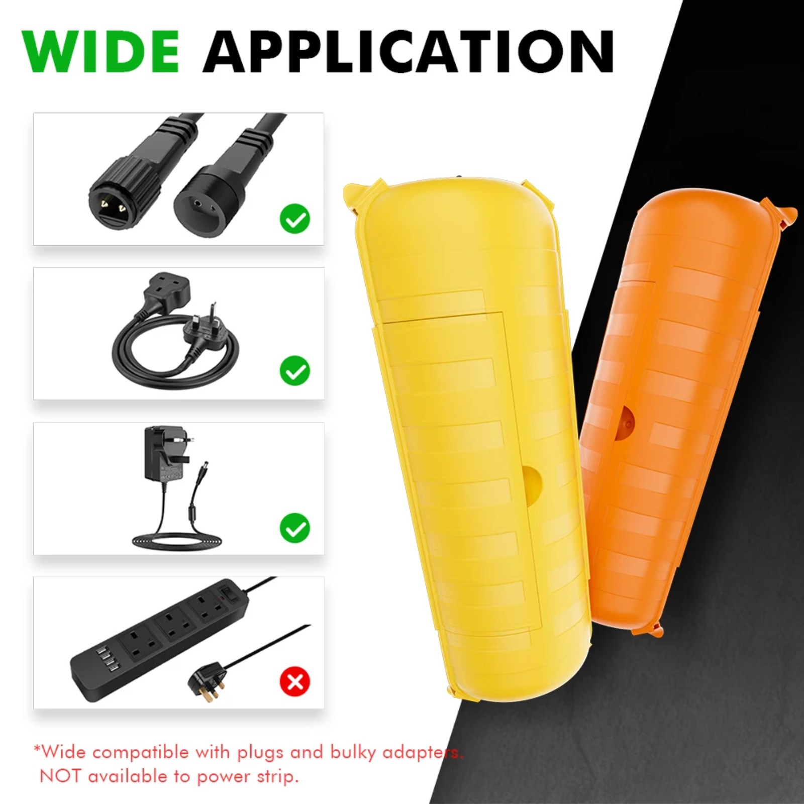 Outdoor Power Strip With Cover - Obudowa na kabel przedłużający IP44 do