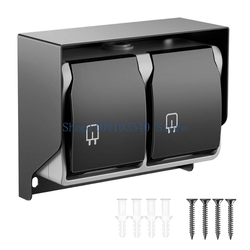 Outdoor Power Outlet Waterproof - 02DC Elektryczne Gniazdo Dwuoletne Gniazdo z