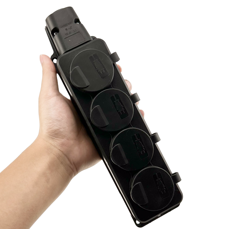 Outdoor Power Strip With Cover - Nowy IP54 16A 3500W wodoodporny gniazdo