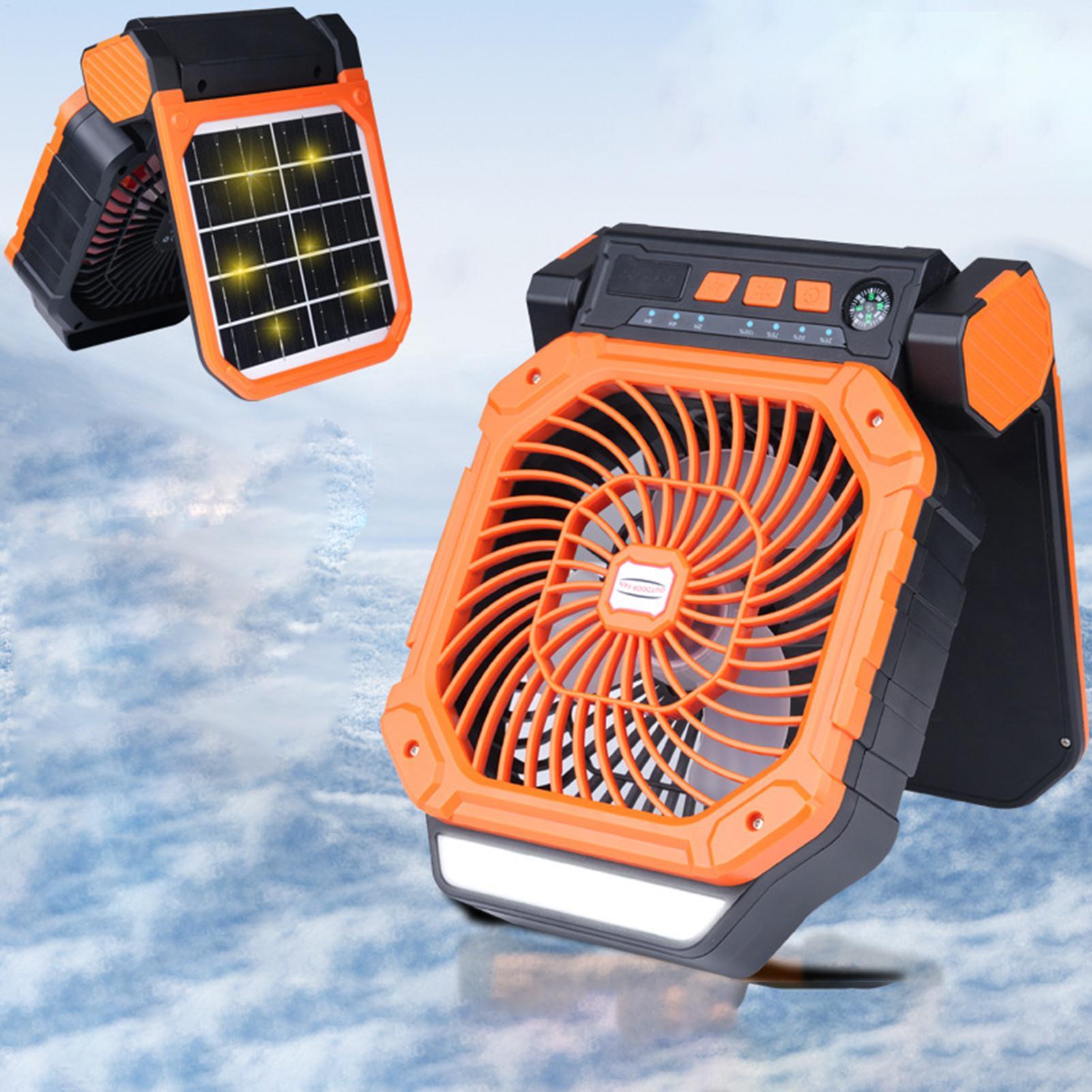 Outdoor Power Timer - Wentylator solarny zewnętrzny z ładowaniem USB,