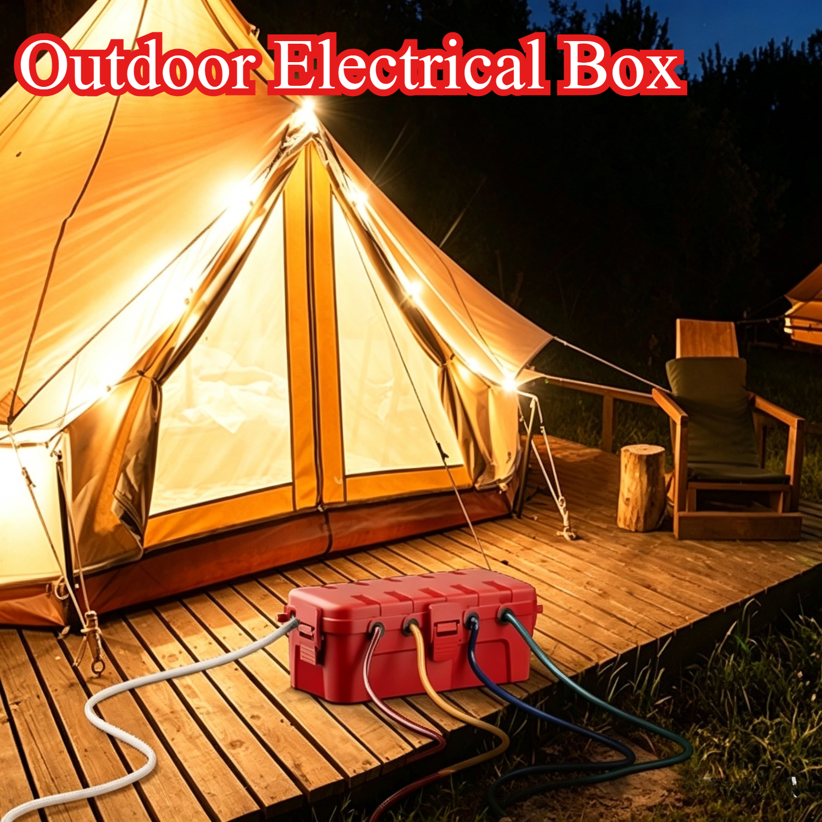 Outdoor Power Timer - Wodoodporna skrzynka elektryczna zewnętrzna, puszka przyłączeniowa,