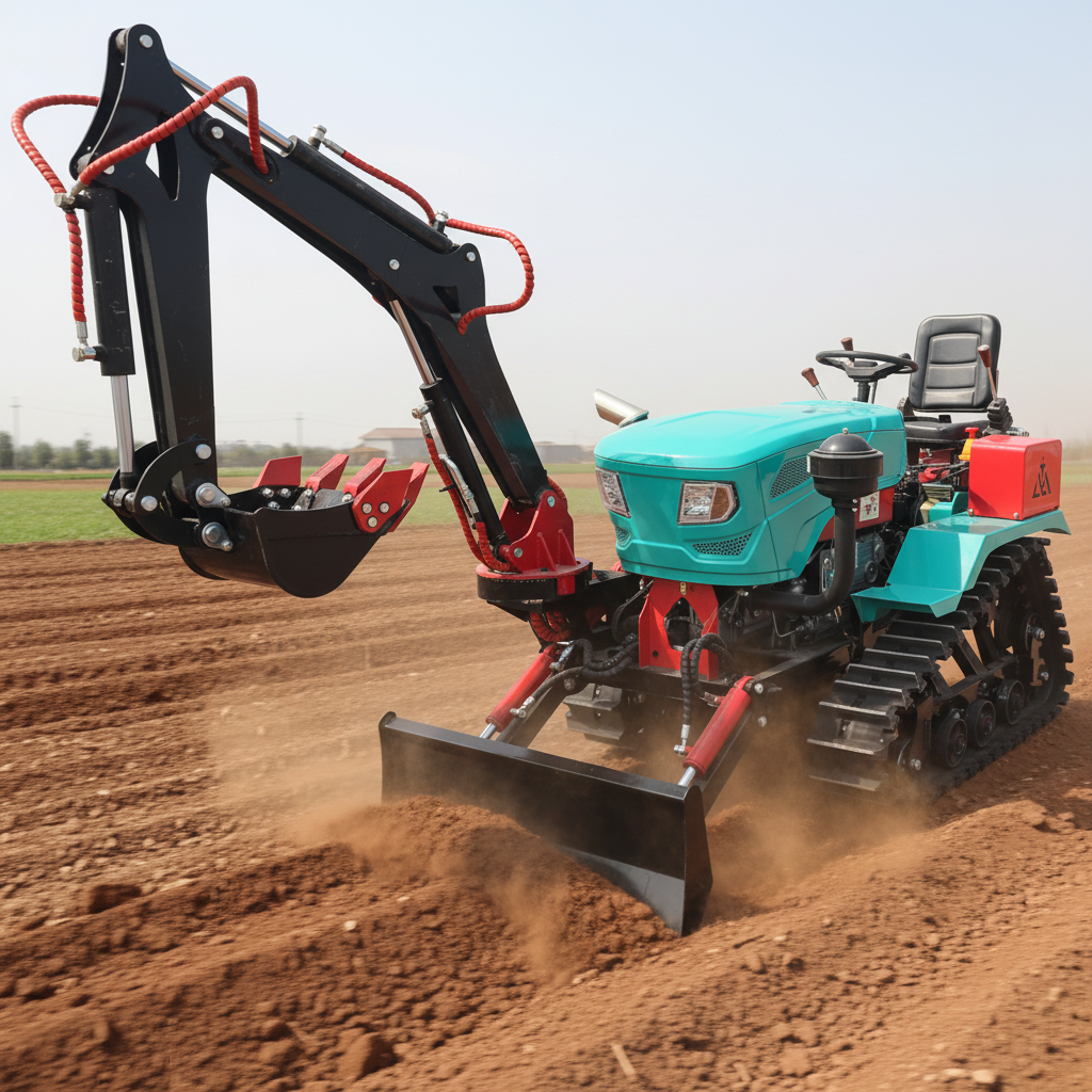Garden Tiller Mini - Konfigurowalny Mini Traktor Gąsienicowy 15KM 25KM