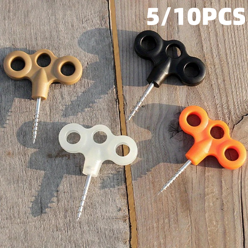 Outdoor Power Stake - 5/10 szt. Mieszane Kolory Wielowarstwowe Kołki