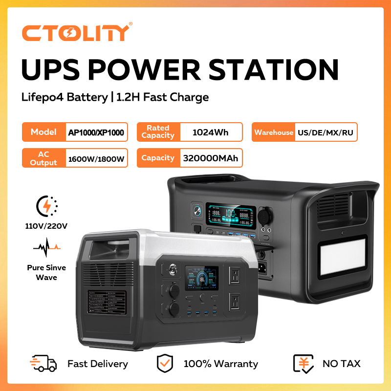 CTOLITY 1800W Przenośna Stacja – Outdoor Power Generator recenzja i cena