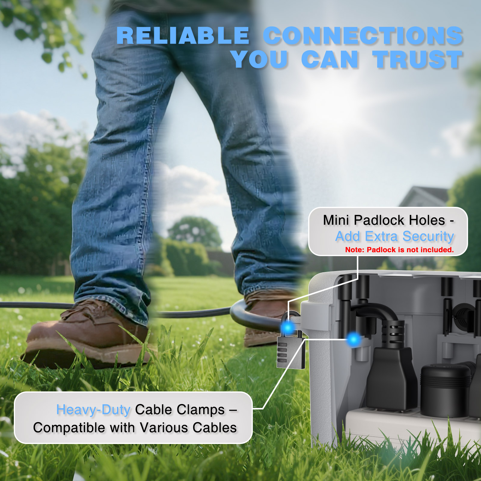 Wodoszczelna, zewnętrzna skrzy – Outdoor Power Strip With Cover recenzja i cena