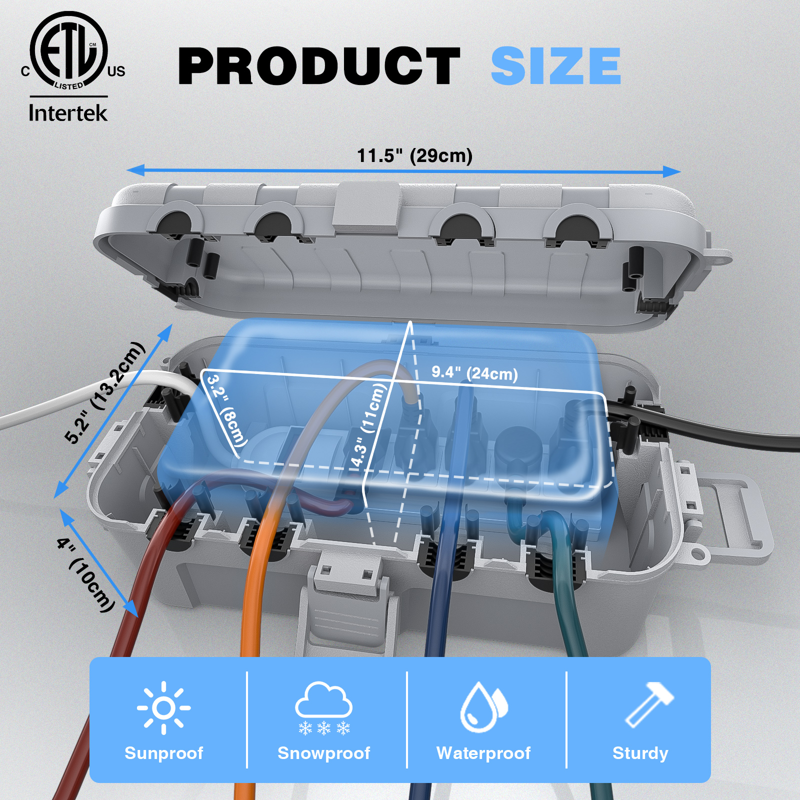 Wodoszczelna, zewnętrzna skrzy – Outdoor Power Strip With Cover recenzja i cena
