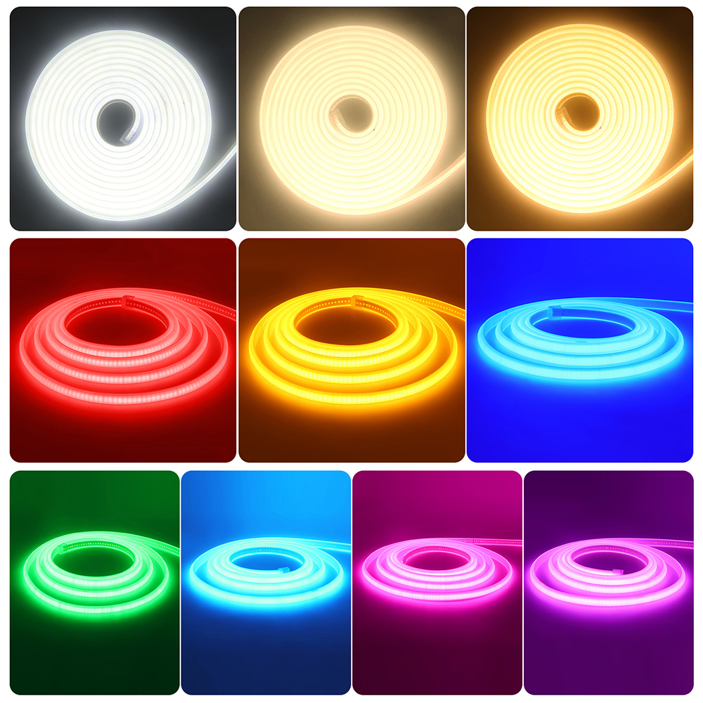 AC 220V COB LED Neon Strip Lig – Outdoor Power Strip Weatherproof recenzja i cena