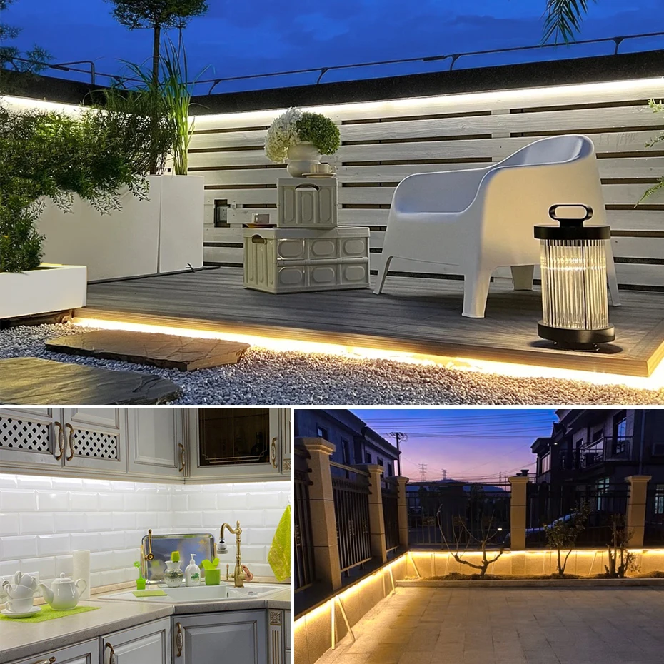 Taśma LED COB z czystego silik – Outdoor Power Strip Weatherproof recenzja i cena
