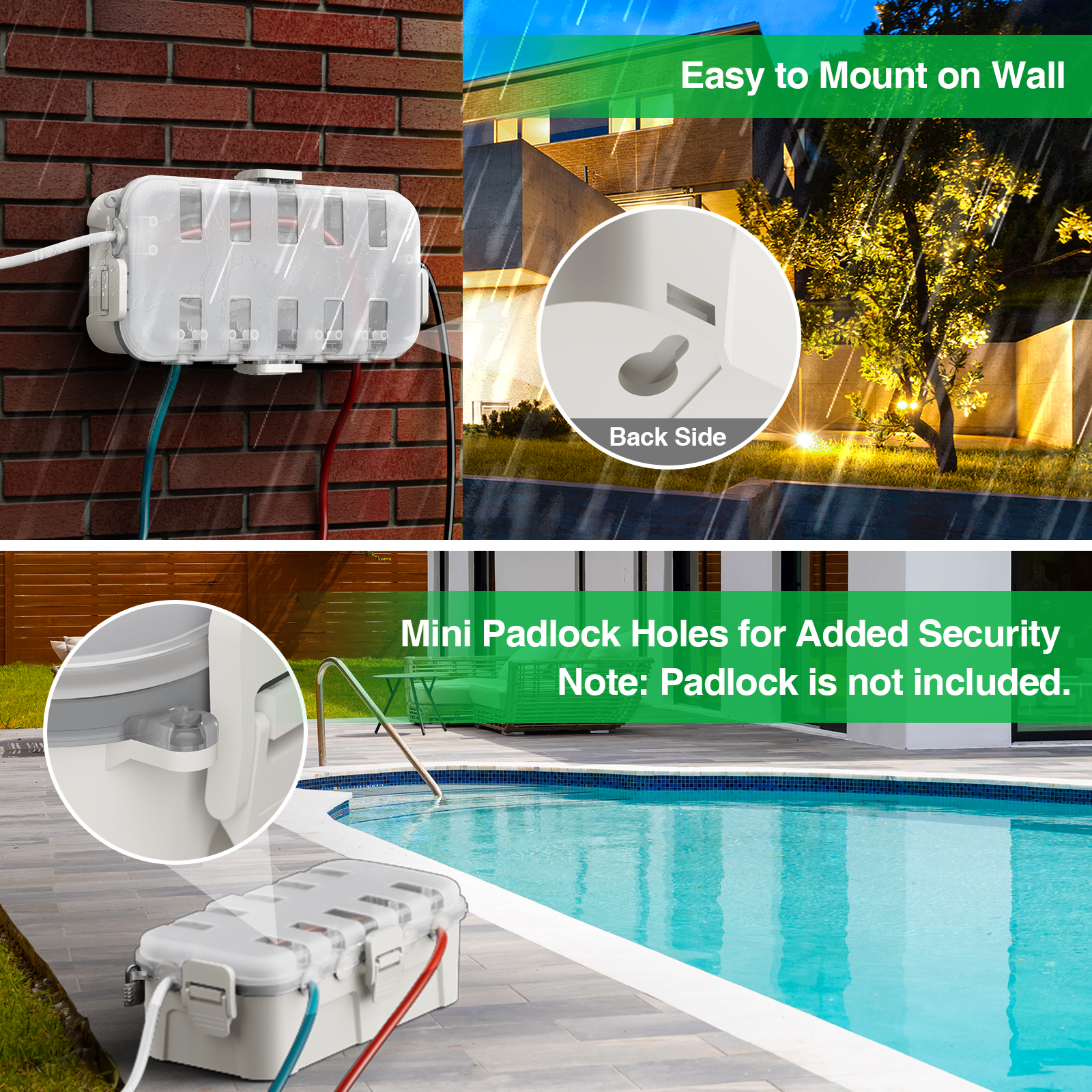 Wodoodporna skrzynka elektrycz – Outdoor Power Strip With Cover recenzja i cena