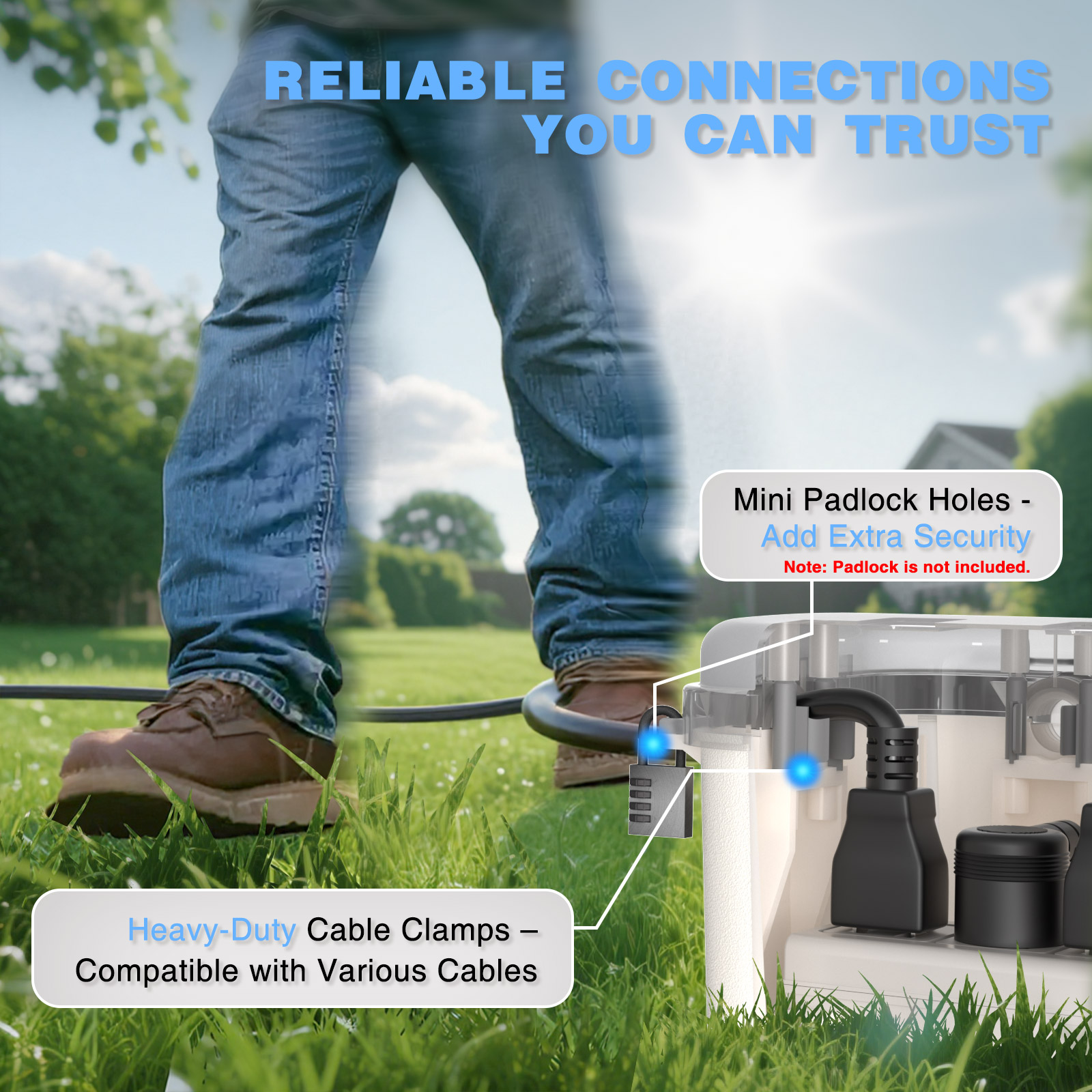 Wodoodporna skrzynka elektrycz – Outdoor Power Strip With Cover recenzja i cena