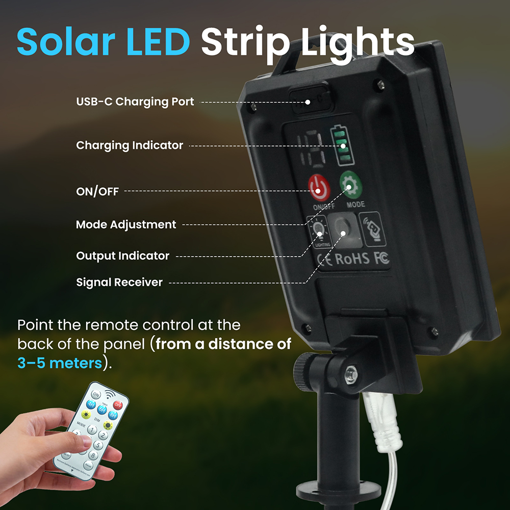 5V Solarna Taśma LED Zewnętrzn – Outdoor Power Strip Weatherproof recenzja i cena