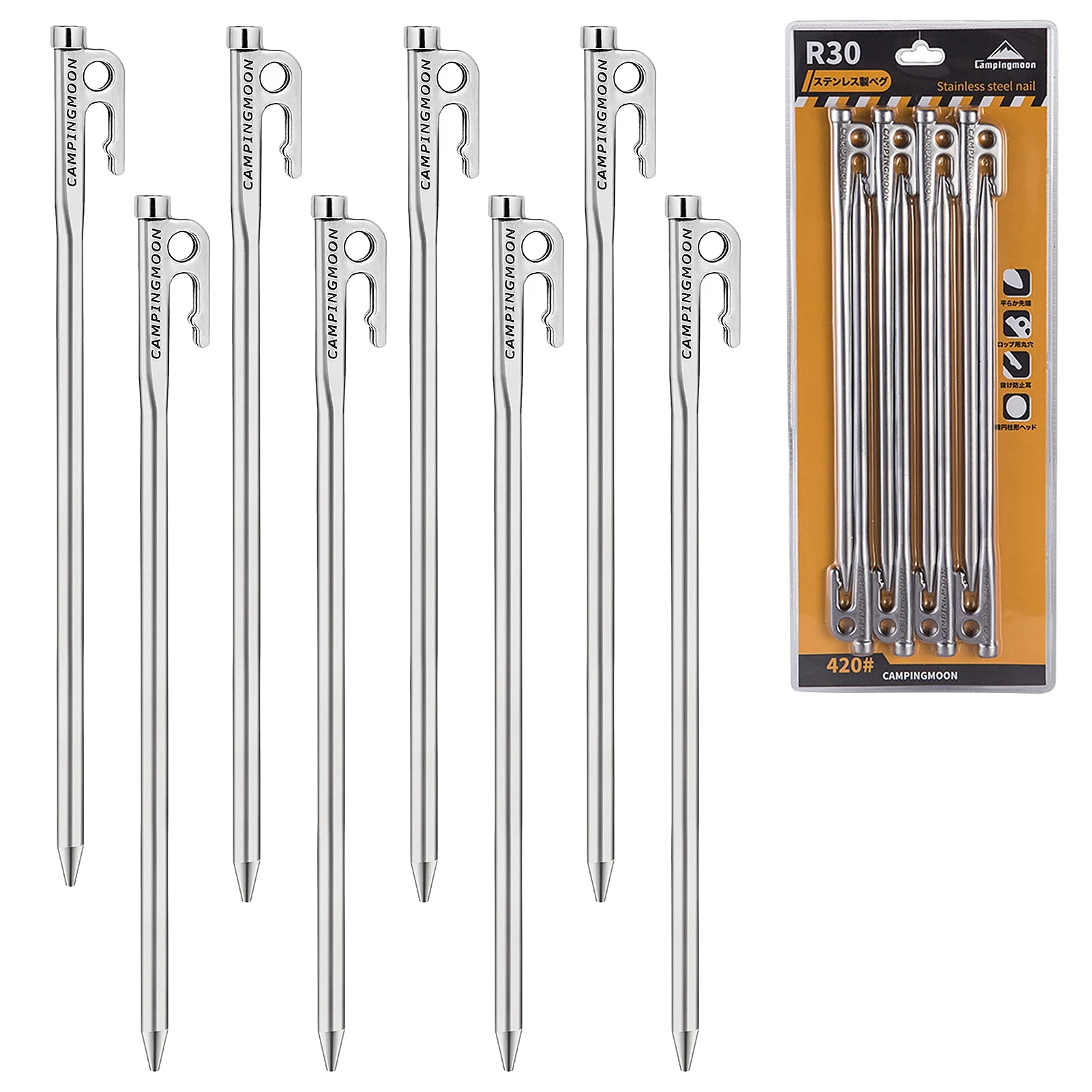 Campingmoon Wytrzymałe stalowe – Outdoor Power Stake recenzja i cena