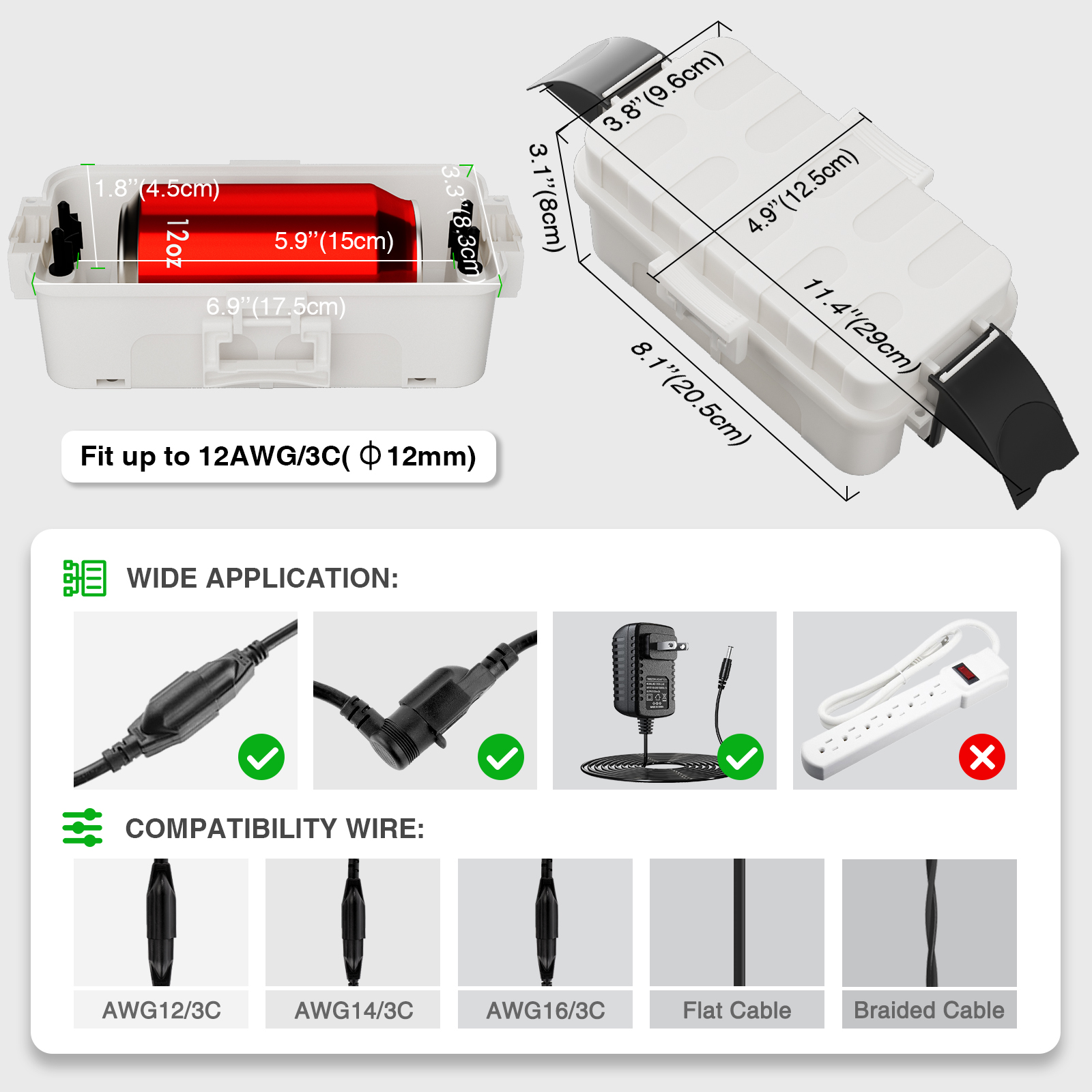 Wodoodporna, mała skrzynka prz – Outdoor Power Strip Weatherproof recenzja i cena