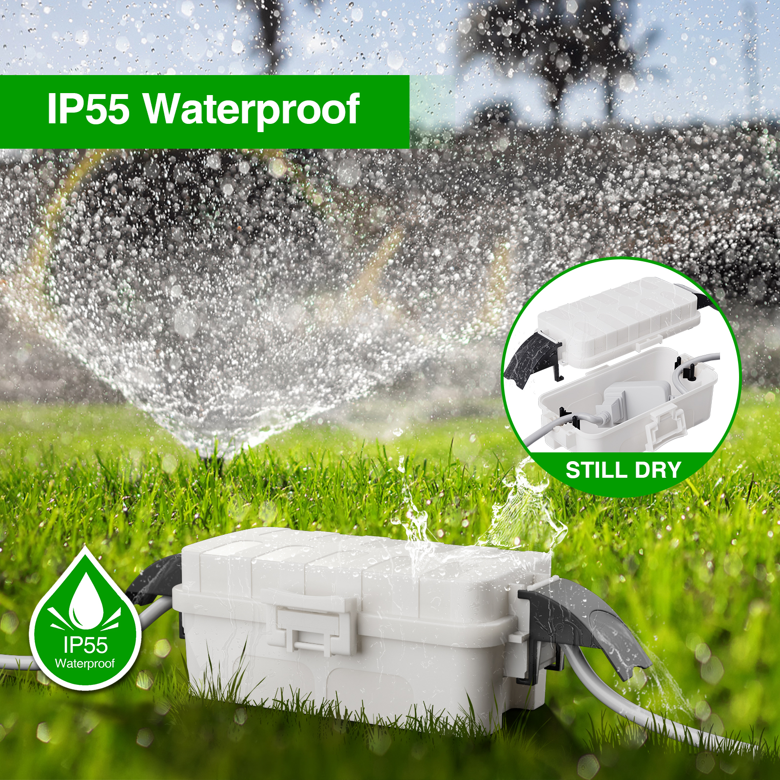 Wodoodporna, mała skrzynka prz – Outdoor Power Strip Weatherproof recenzja i cena