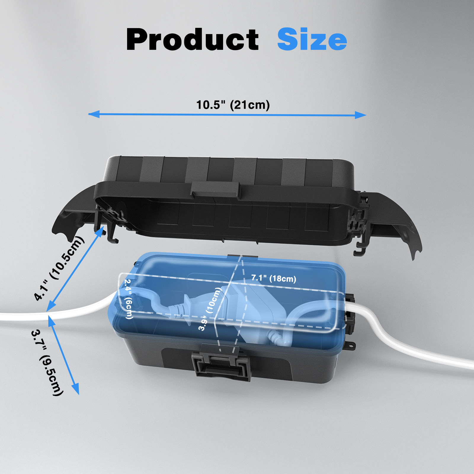 Mała zewnętrzna obudowa elektr – Outdoor Power Strip With Cover recenzja i cena