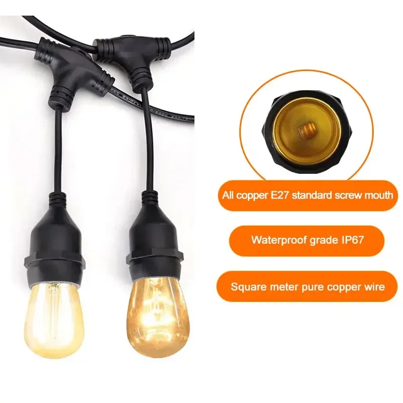 E27 gwintowany uchwyt na lampa – Outdoor Power Strip Weatherproof recenzja i cena