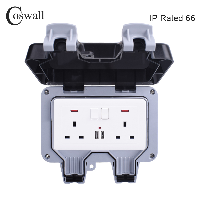 Coswall IP66 Odporny na warunk – Outdoor Power Outlet Waterproof recenzja i cena