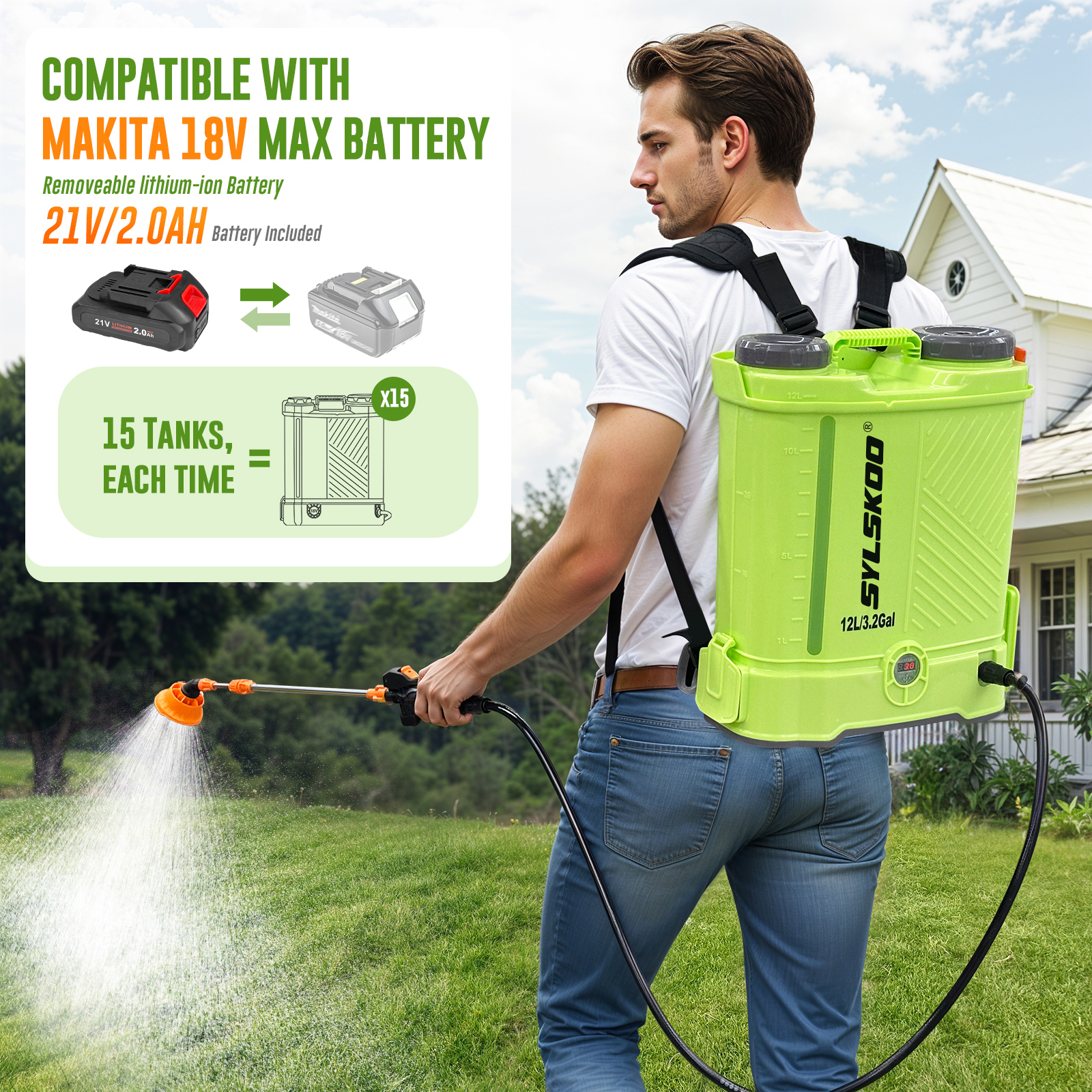 Opryskiwacz elektryczny na bat – Electric Sprayer Backpack recenzja i cena