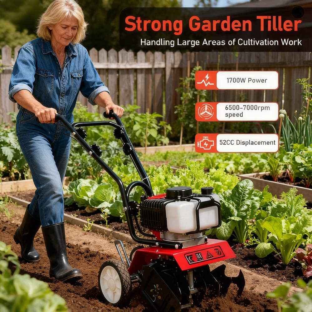 Kultywator spalinowy, narzędzi – Garden Tiller Mini recenzja i cena