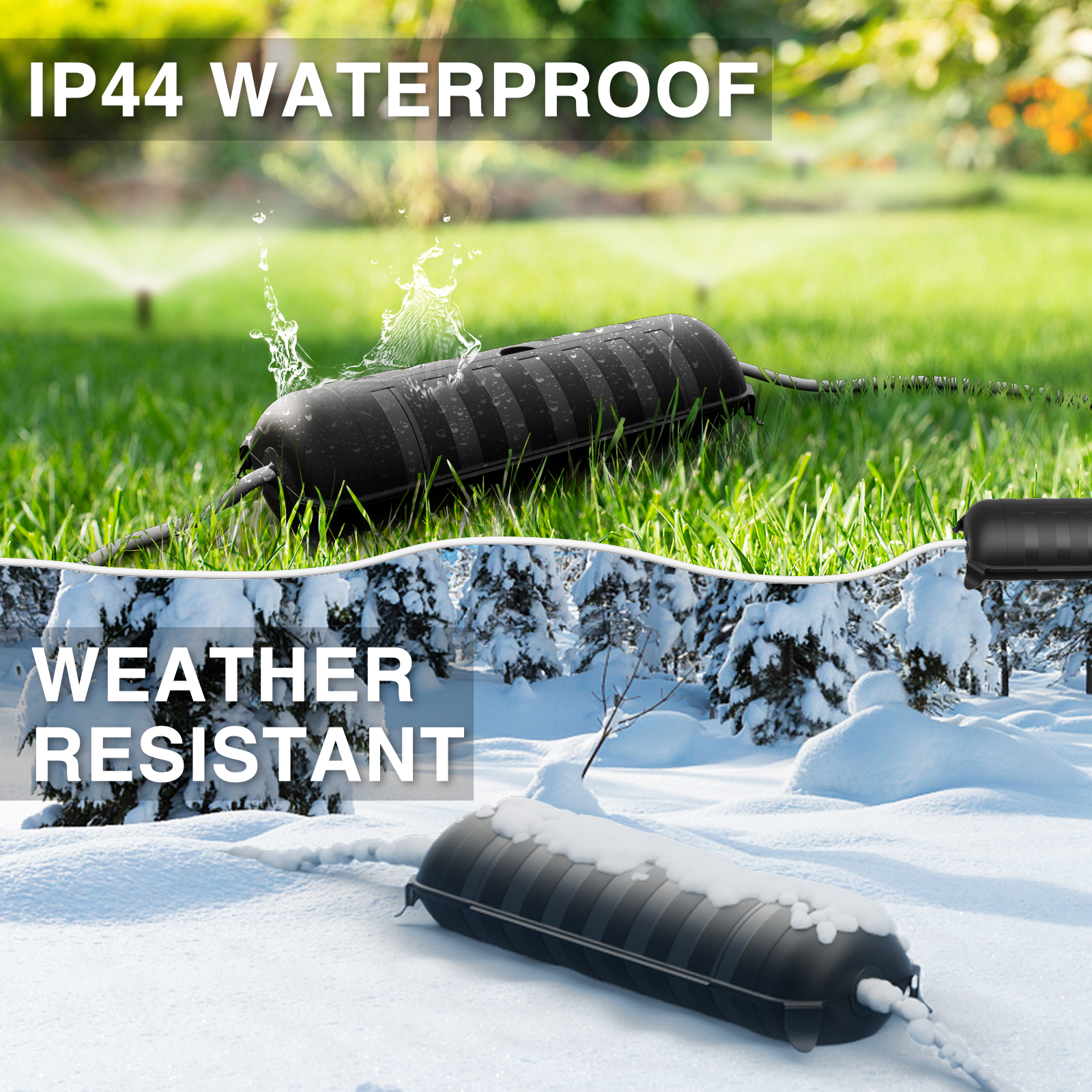 Mała, wodoodporna skrzynka ele – Outdoor Power Strip With Cover recenzja i cena