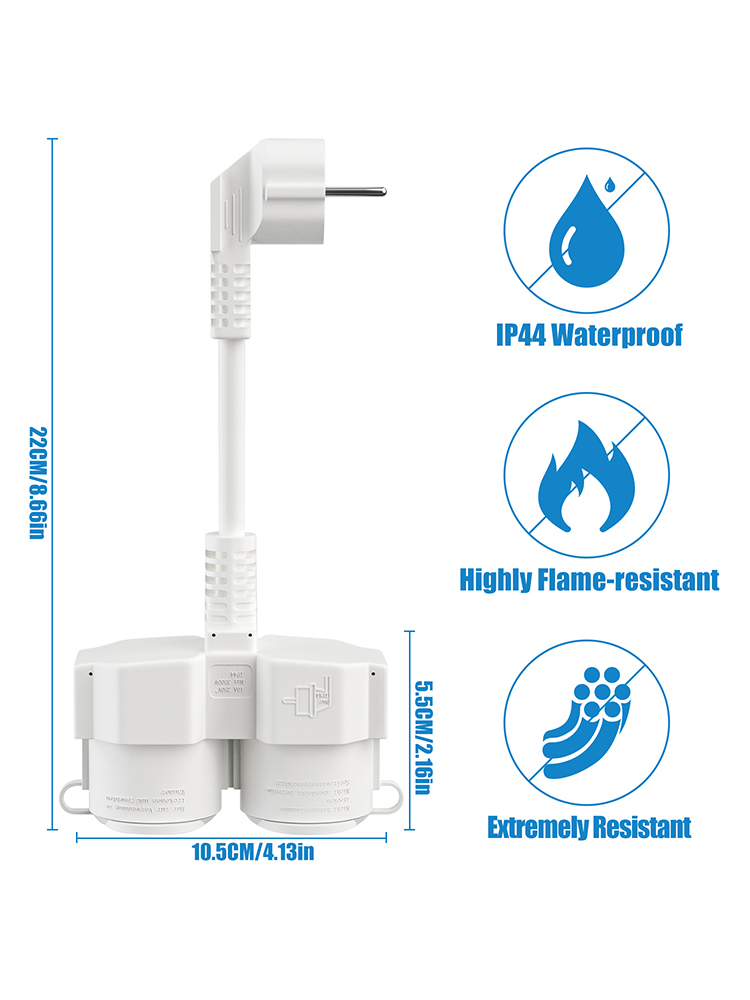 Przedłużacz EU z 2 gniazdami S – Outdoor Power Vac recenzja i cena
