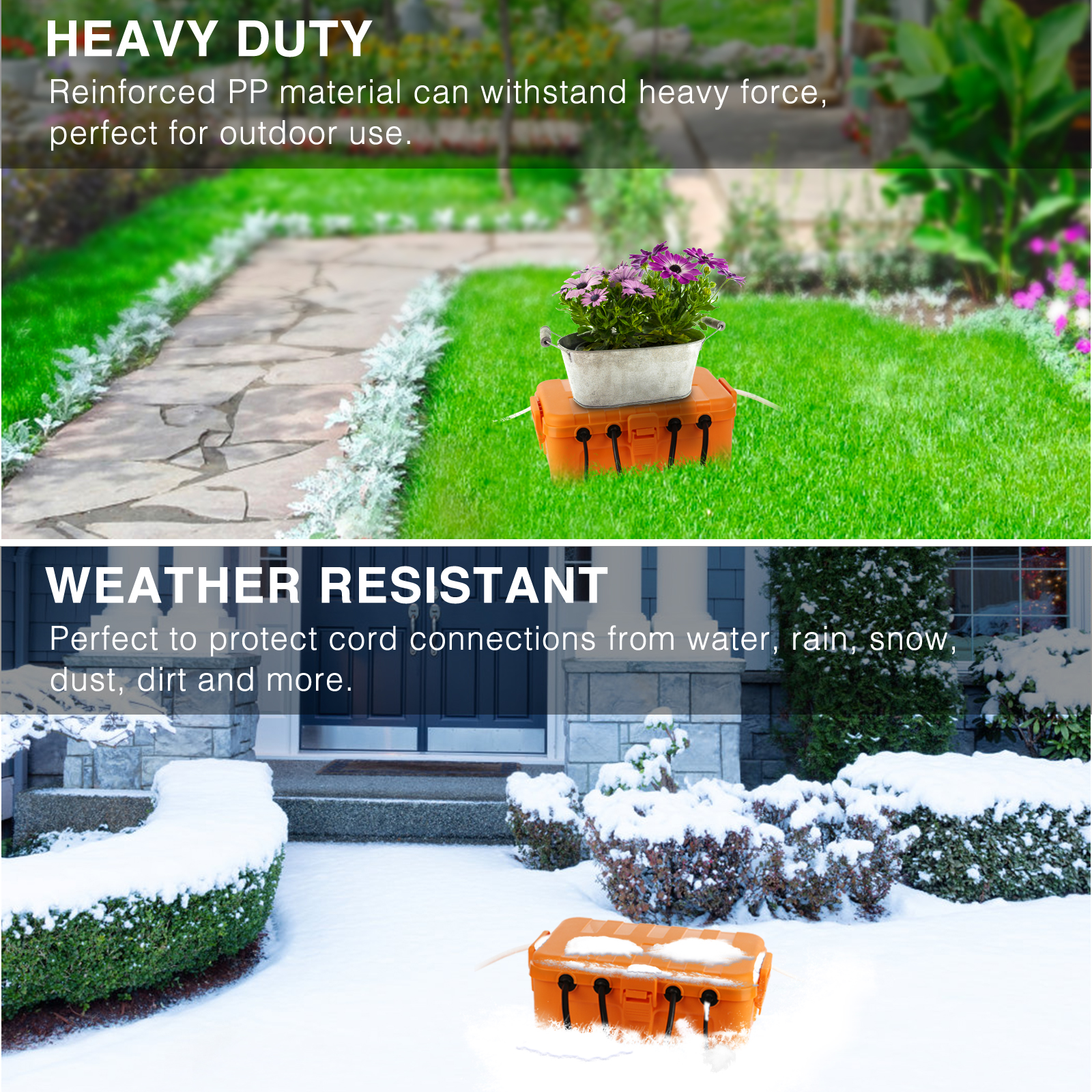 Duża zewnętrzna skrzynka elekt – Outdoor Power Strip With Cover recenzja i cena