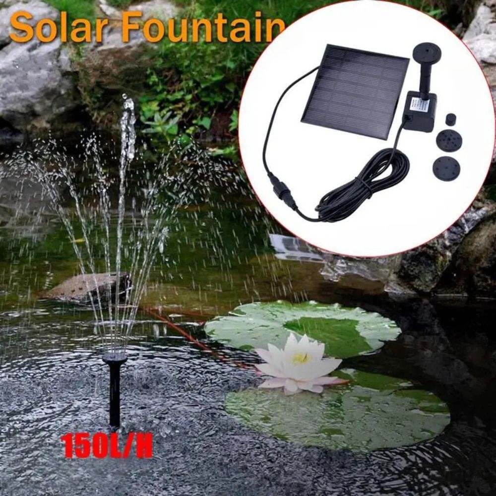 1.4W Mini pompa fontanna solar – Outdoor Power Kit recenzja i cena