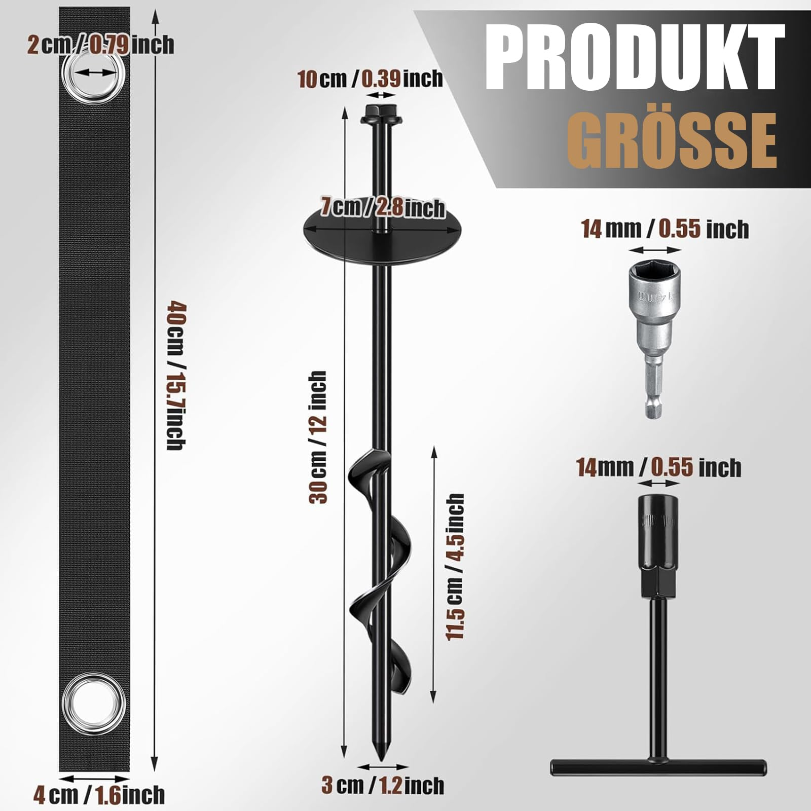 6 Zestawów Kotwic do Trampolin – Outdoor Power Stake recenzja i cena