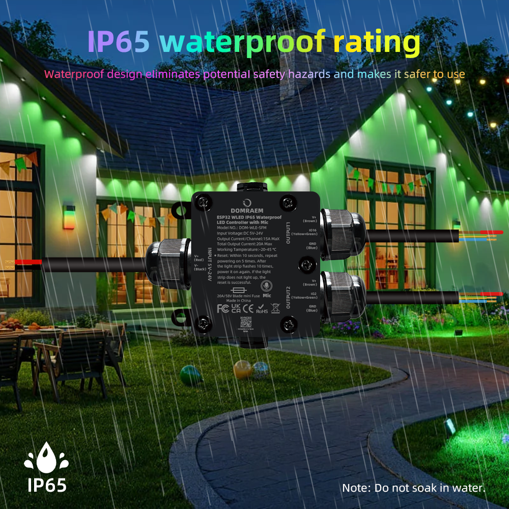Wodoodporny kontroler LED DOMR – Outdoor Power Strip Weatherproof recenzja i cena