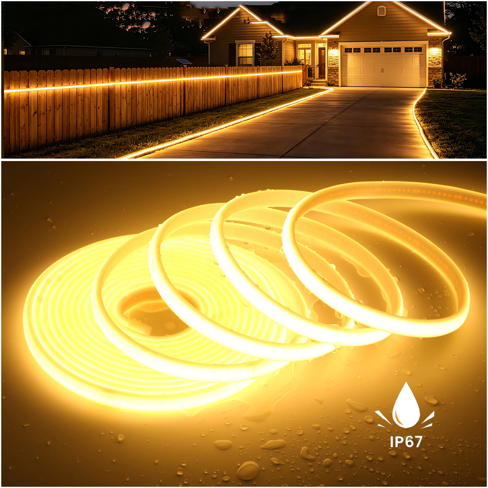 Taśma LED COB DC12V 24V z 2-pi – Outdoor Power Strip Weatherproof recenzja i cena