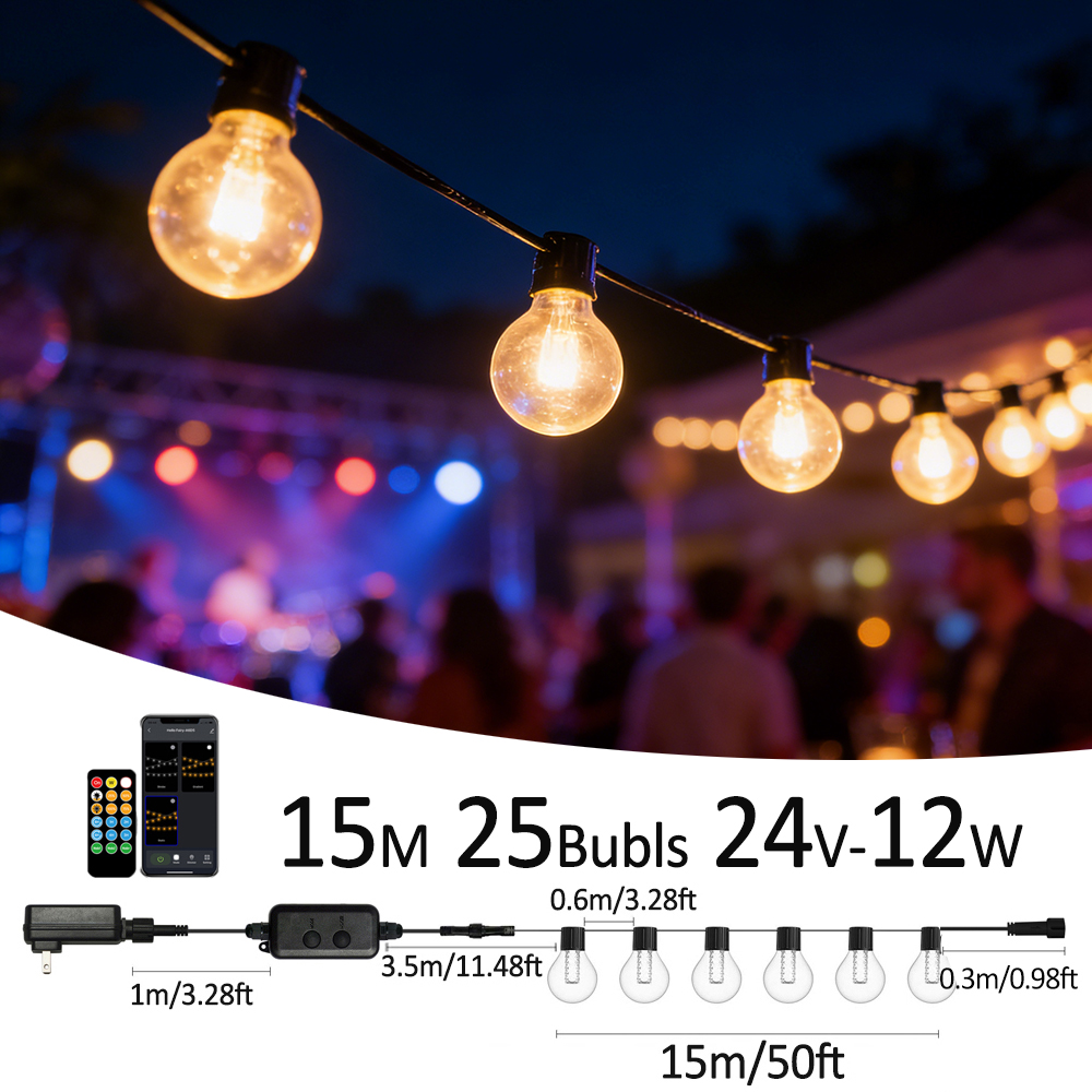 Inteligentne lampki sznurkowe  – Outdoor Power Strip Weatherproof recenzja i cena