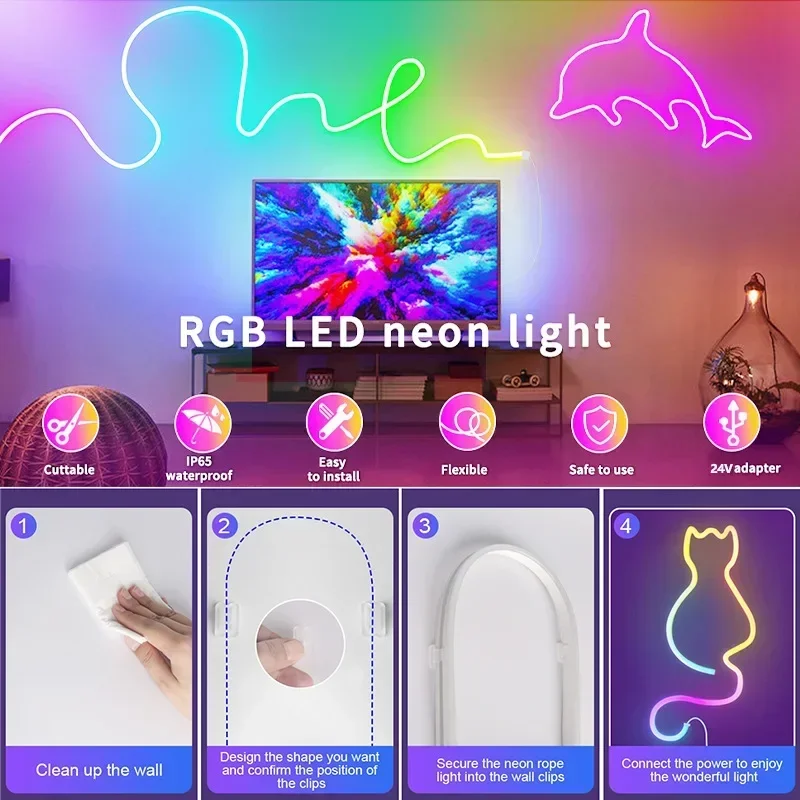 Adresowalna taśma neonowa LED  – Outdoor Power Strip Weatherproof recenzja i cena