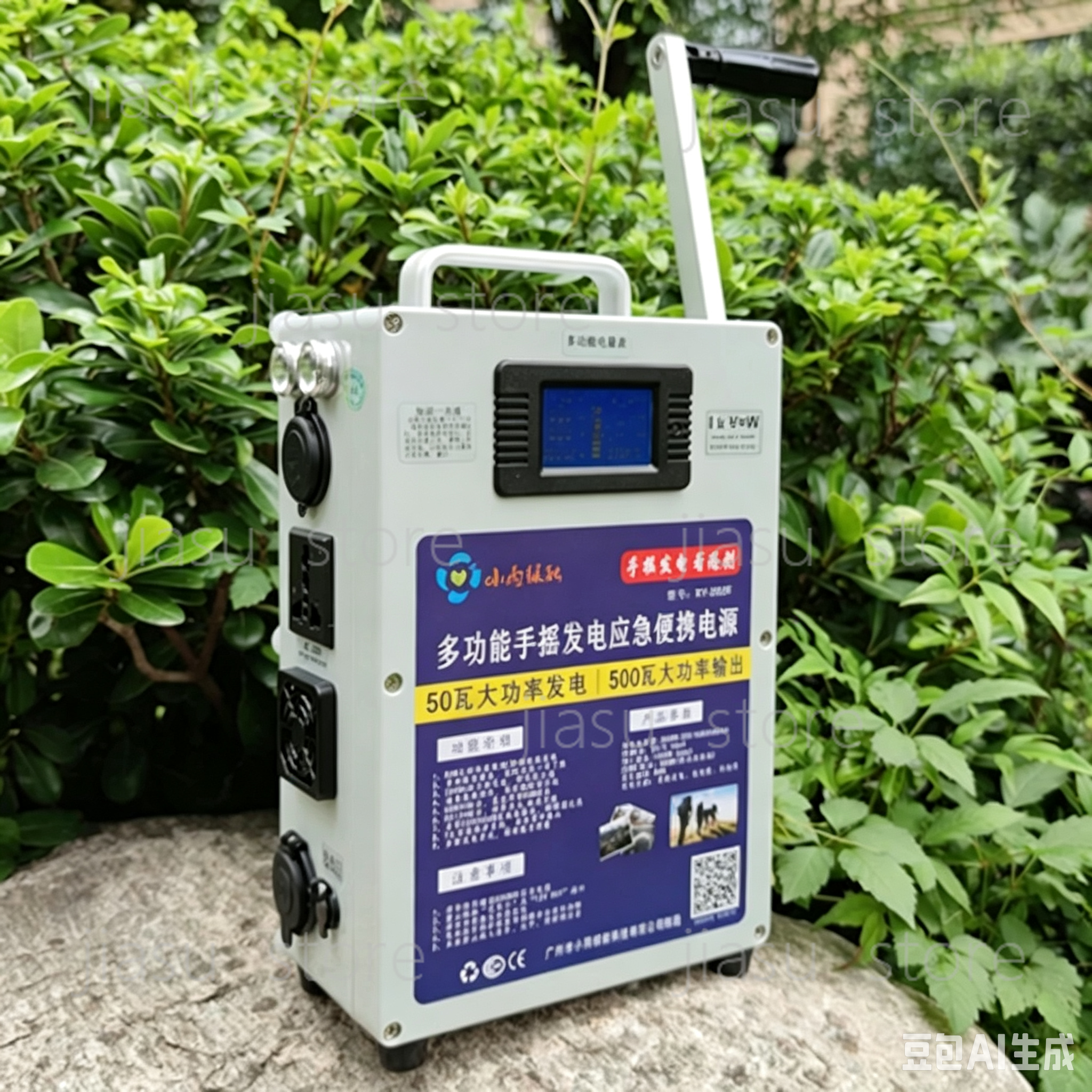 Generator z korbą ręczną, mobi – Outdoor Power Generator recenzja i cena