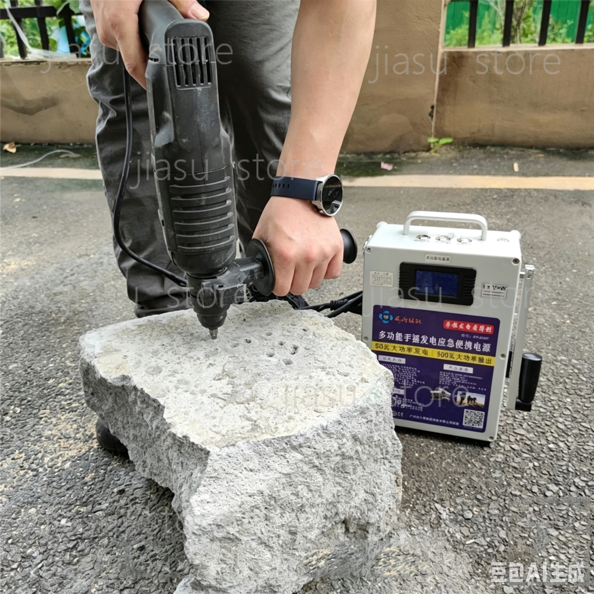 Generator z korbą ręczną, mobi – Outdoor Power Generator recenzja i cena
