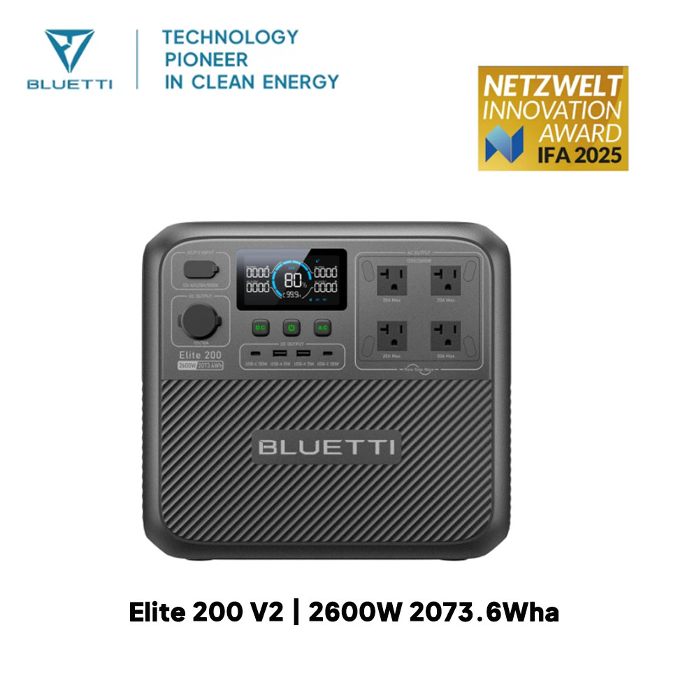 【Renew】BLUETTI Elite 200 V2 Pr – Outdoor Power Generator recenzja i cena