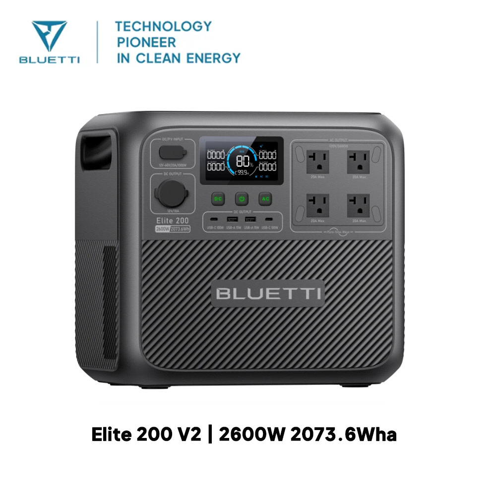 【Renew】BLUETTI Elite 200 V2 Pr – Outdoor Power Generator recenzja i cena