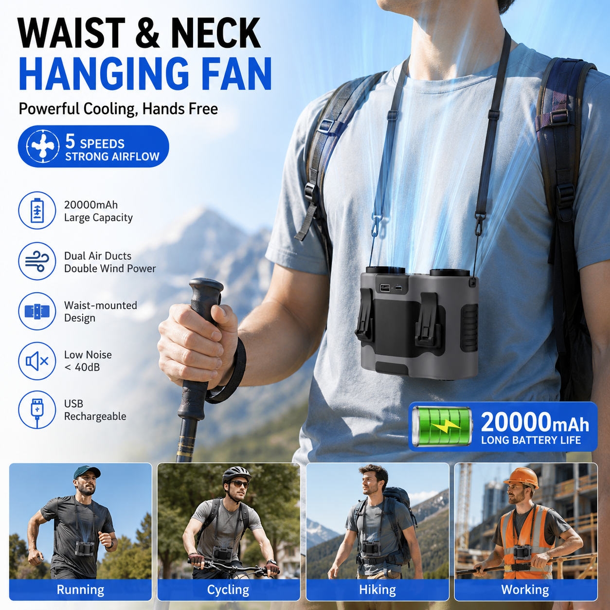 Przenośny wentylator do klipsu – Outdoor Power Timer recenzja i cena