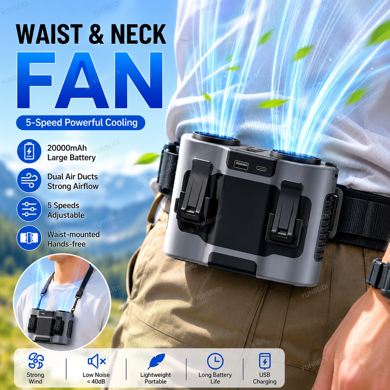 Przenośny wentylator do klipsu – Outdoor Power Timer recenzja i cena