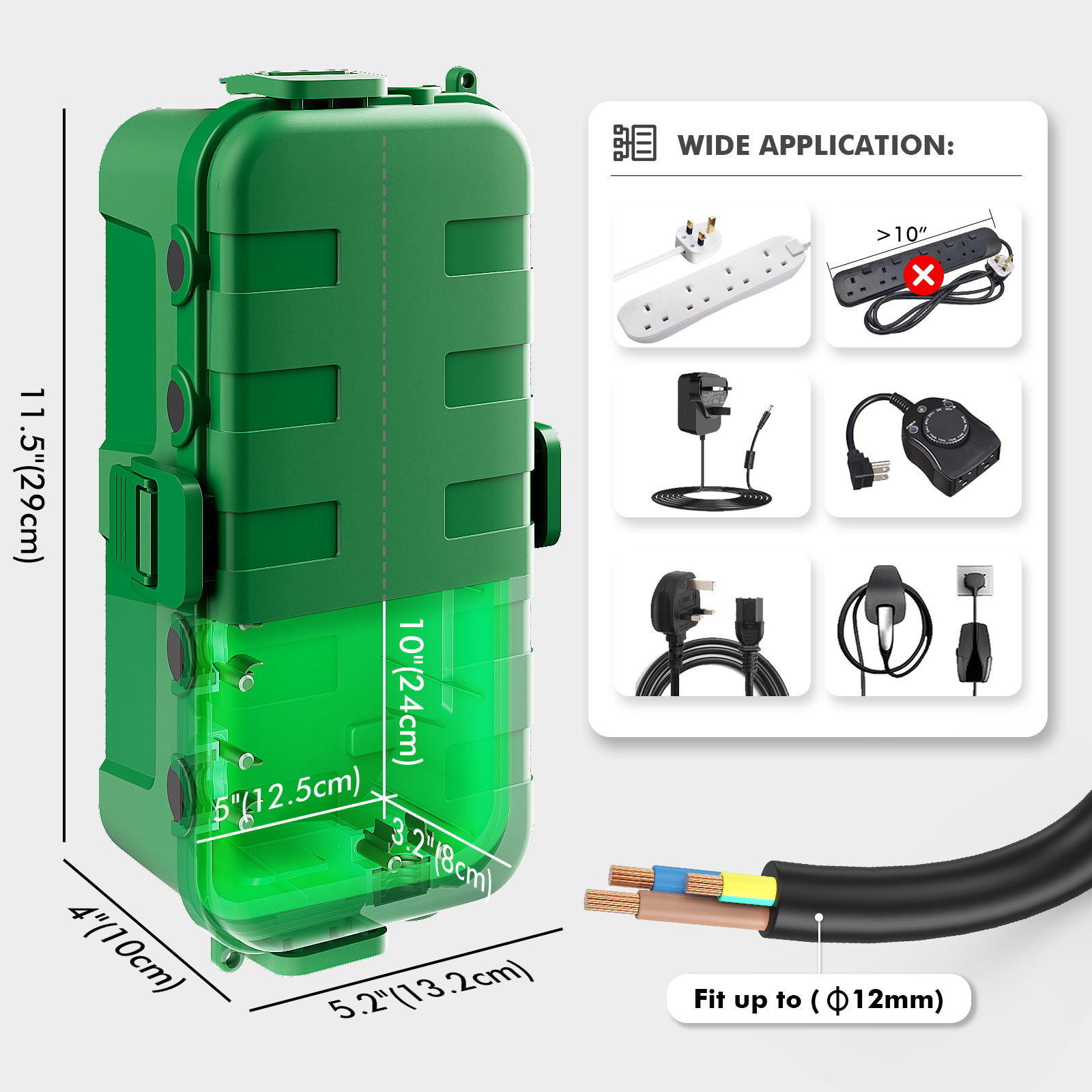 Obudowa elektryczna zewnętrzna – Outdoor Power Strip With Cover recenzja i cena