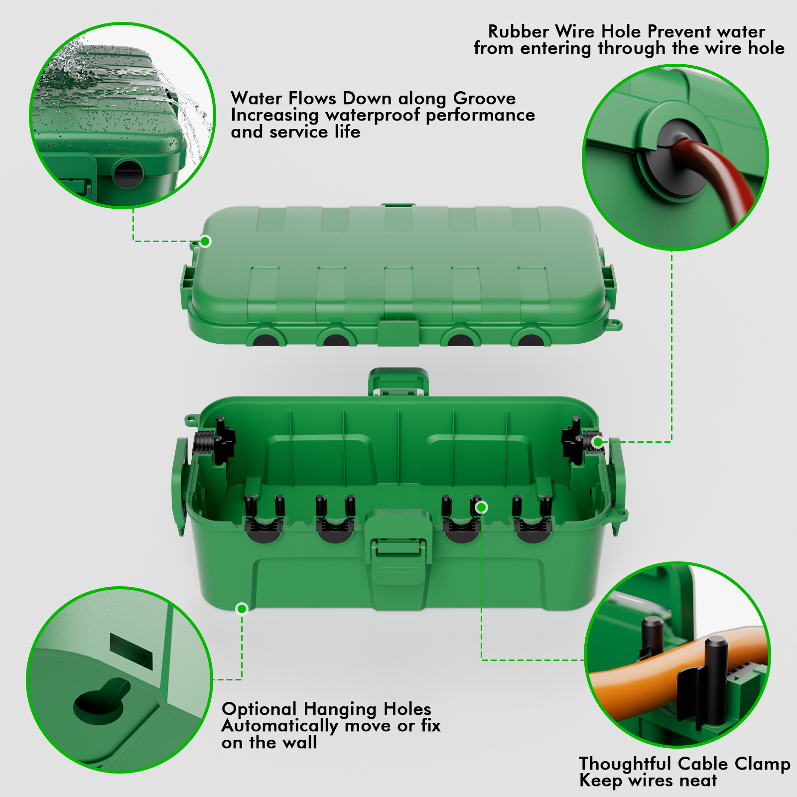 Obudowa elektryczna zewnętrzna – Outdoor Power Strip With Cover recenzja i cena