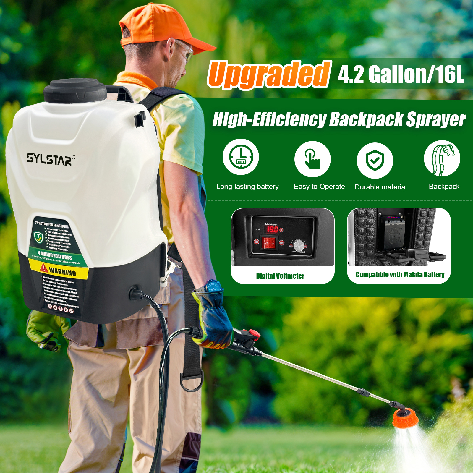 Elektryczny opryskiwacz ogrodo – Electric Sprayer Backpack recenzja i cena