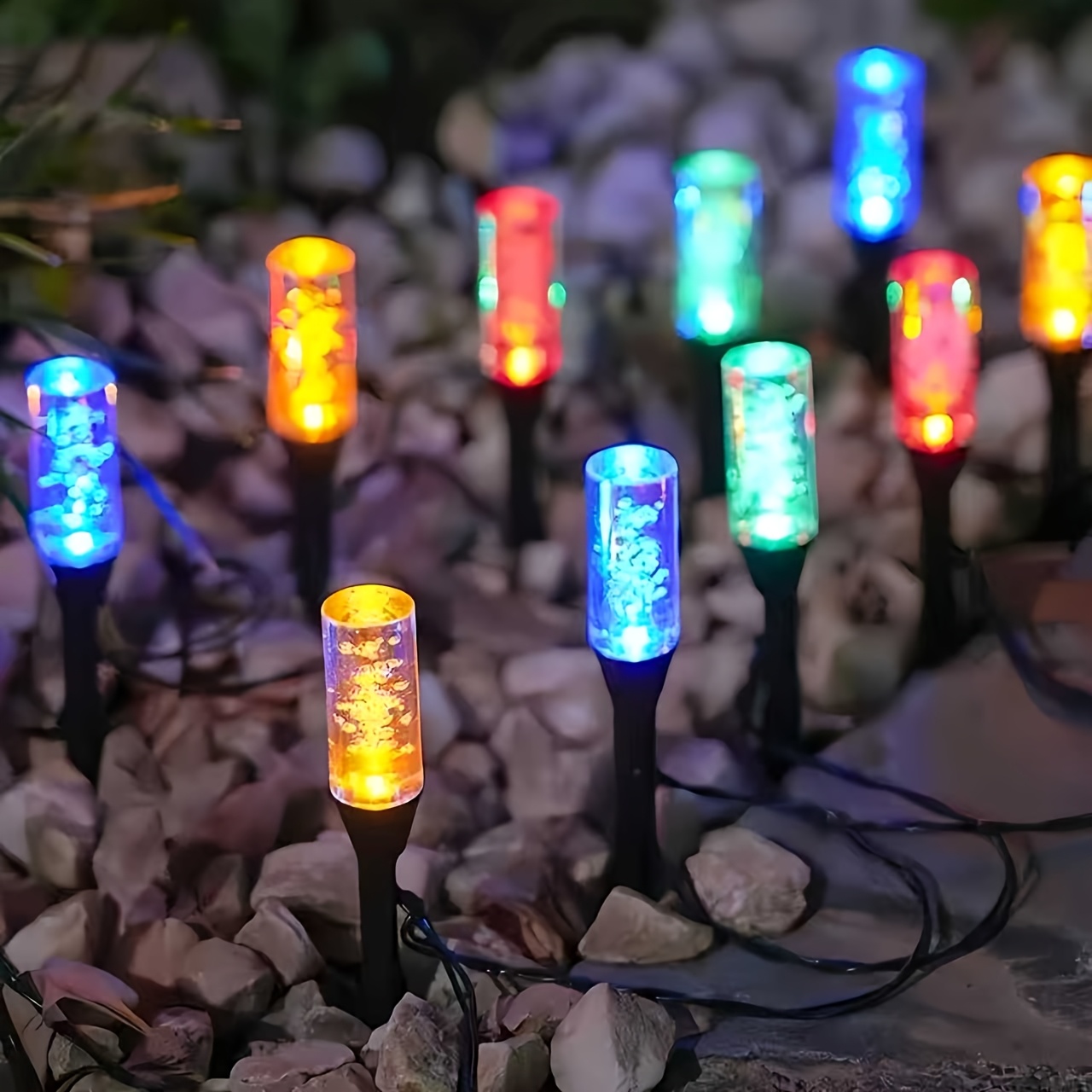 Solarna lampa bąbelkowa, wodoo – Outdoor Power Stake recenzja i cena