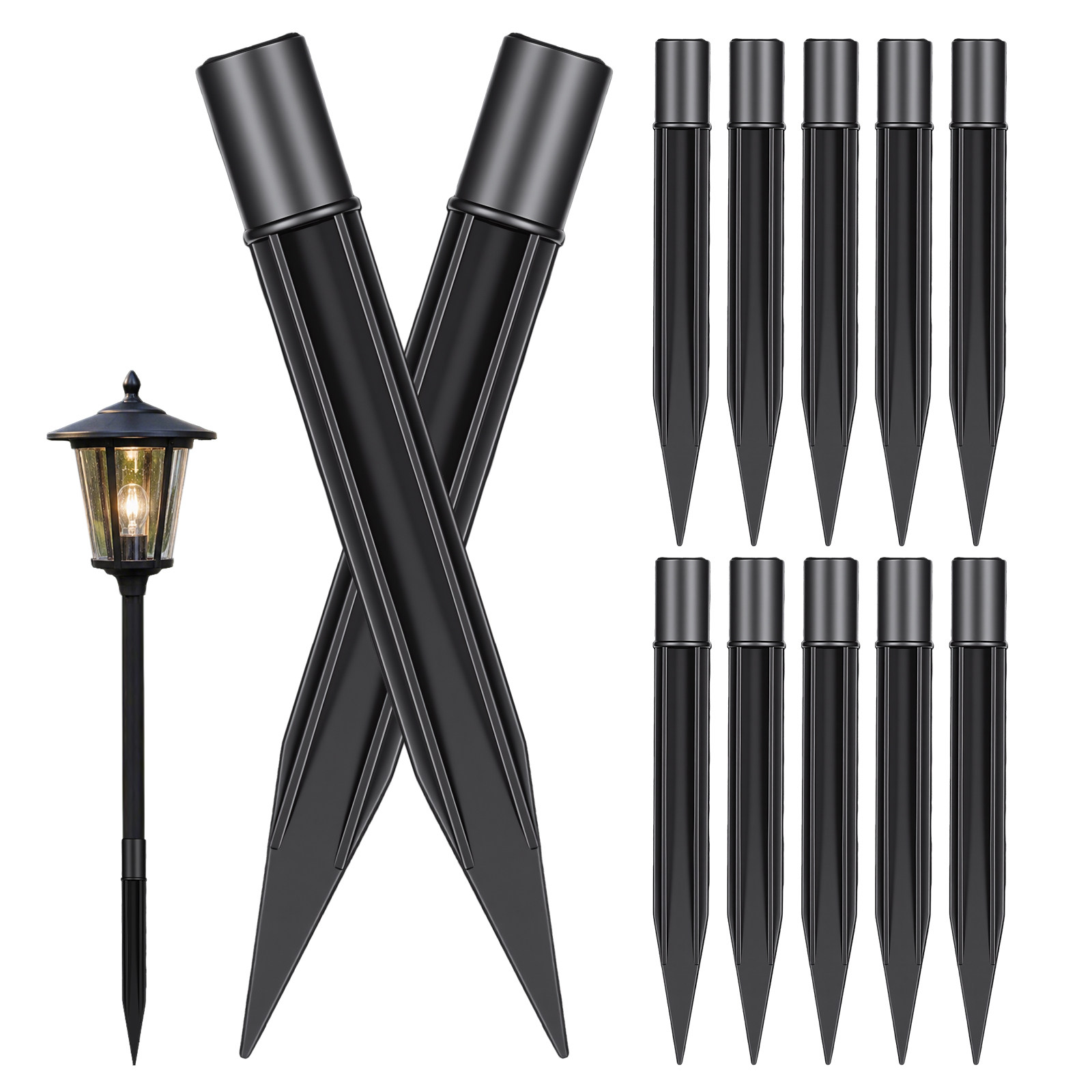 8 szt. Plastikowe szpilki do w – Outdoor Power Stake recenzja i cena